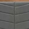 Baxton Studio Iden ModernDark Grey Fabric Upholstered and Walnut Brown Finished Wood Headboard-King 192-11545-ZORO